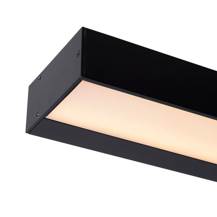 Czarny kinkiet łazienkowy nowoczesny, Alexa, 13W, 3000K LED, IP44