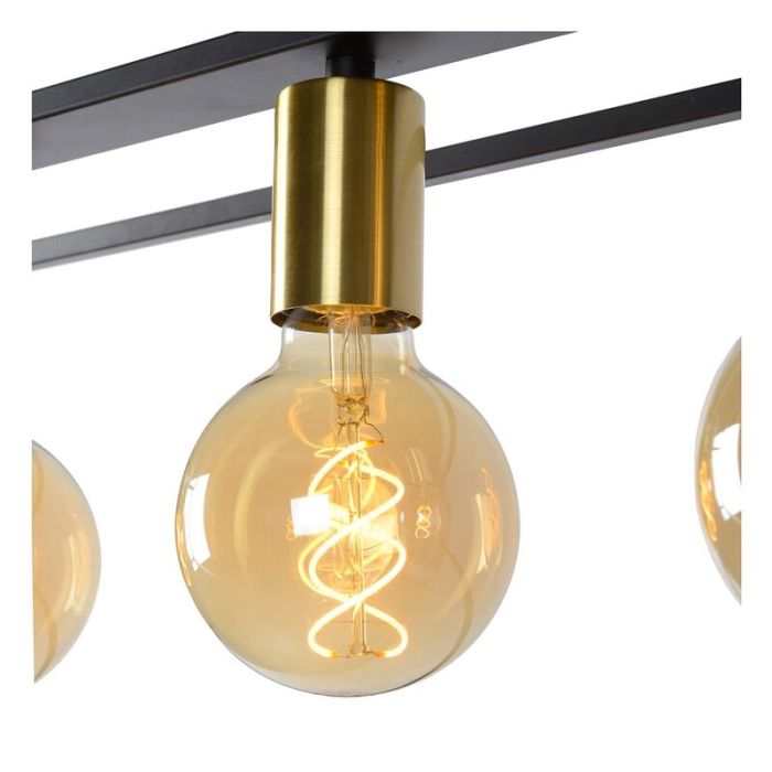 Złota lampa wisząca nowoczesna, Ruben