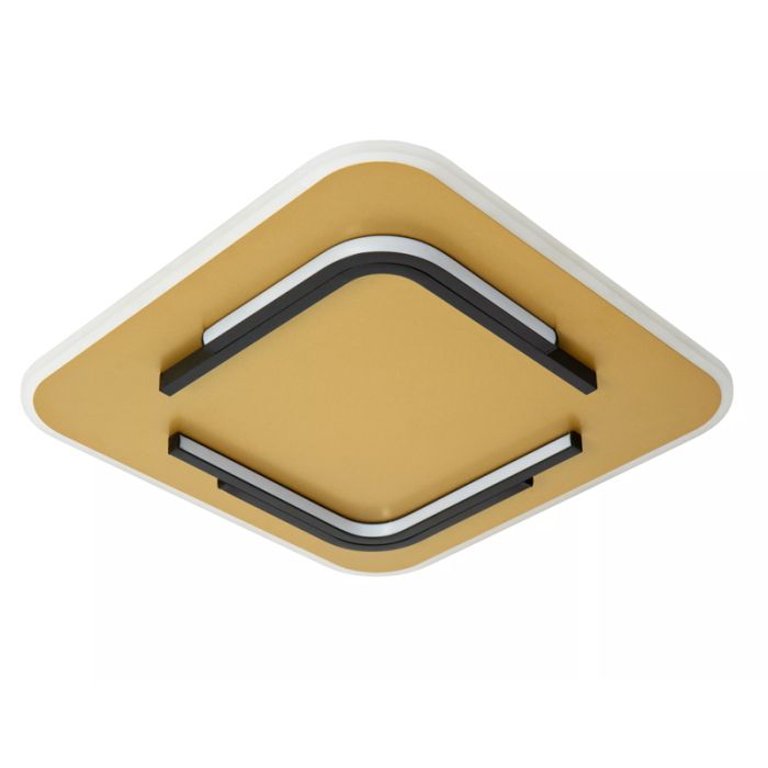 Złoty plafon sufitowy nowoczesny, Andreas, 30W, 2700K LED