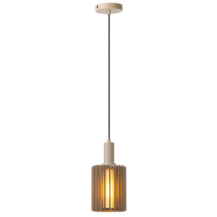 Ciemnoszara lampa wisząca nowoczesna, Lambres