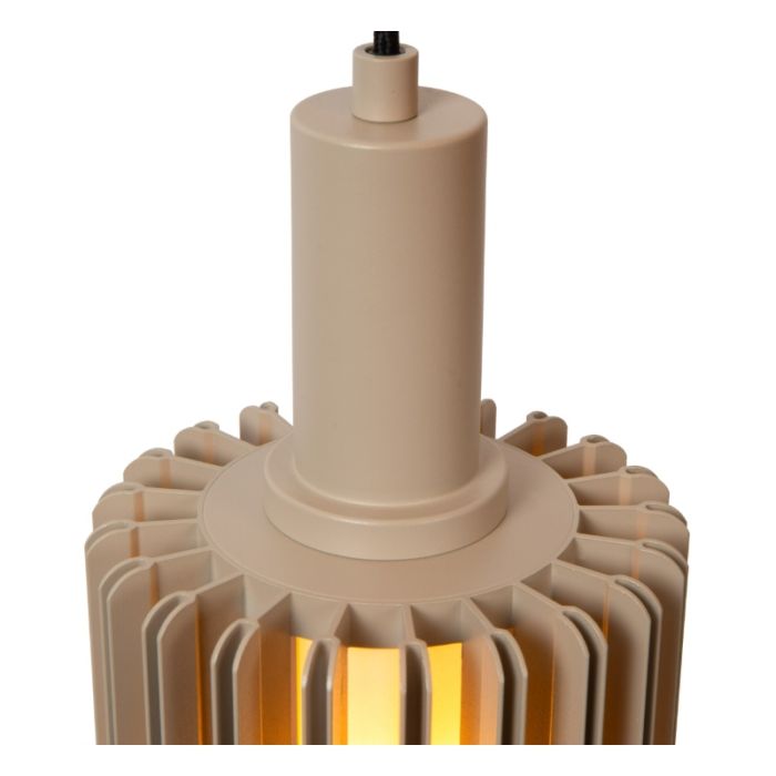 Ciemnoszara lampa wisząca nowoczesna, Lambres