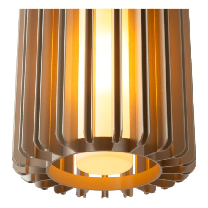 Ciemnoszara lampa wisząca nowoczesna, Lambres