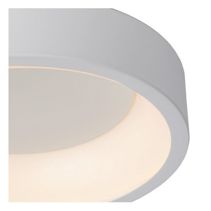 Biały plafon sufitowy nowoczesny, Talowe, 80W, 3000K LED