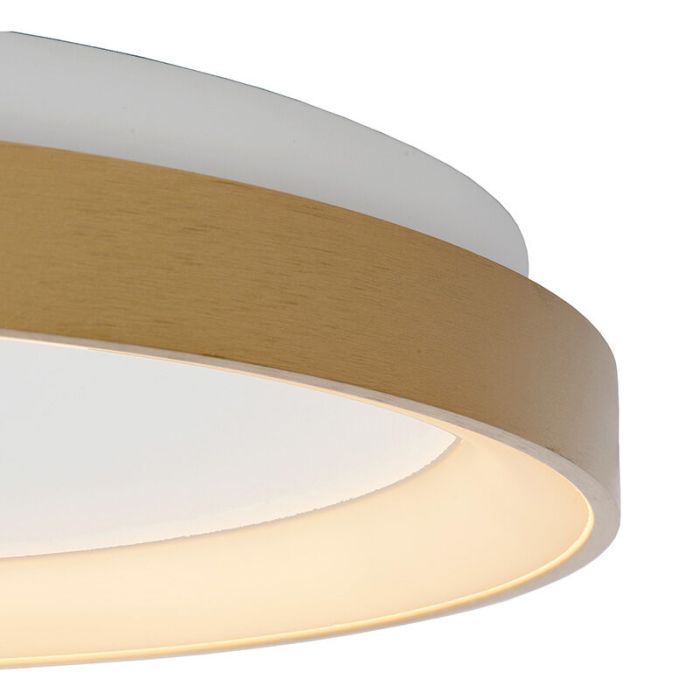 Niebieski plafon sufitowy nowoczesny, Vidal, 38W, 2700K LED