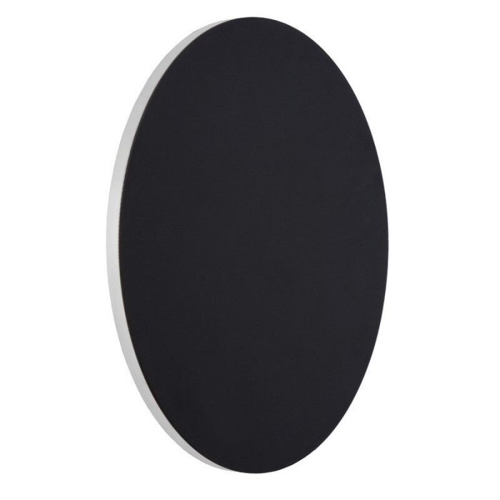 Czarny kinkiet nowoczesny, Eklyps led, 8W, 3000K LED