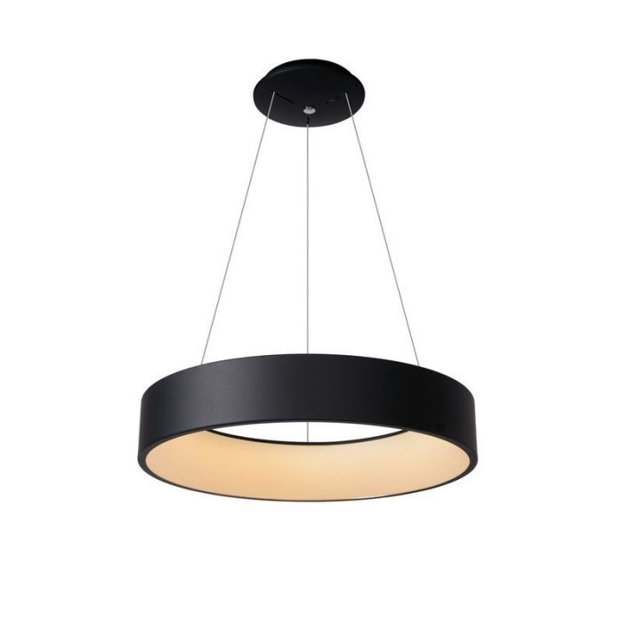 Czarna lampa wisząca nowoczesna, Talowe, 39W, 3000K LED