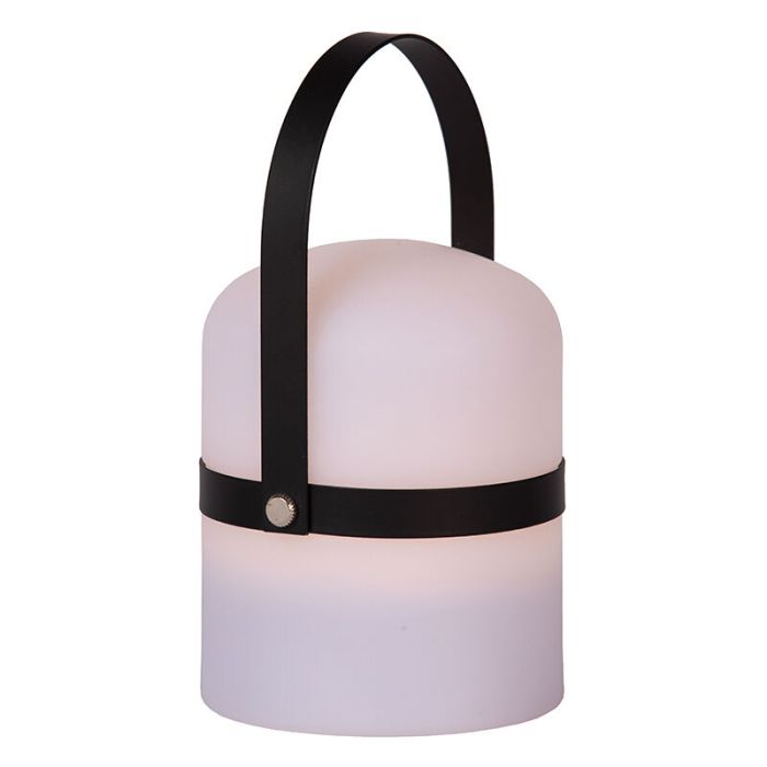 Biała lampa stołowa ogrodowa nowoczesna, Little Joe, 3W, 2700K LED, IP44, z przełącznik