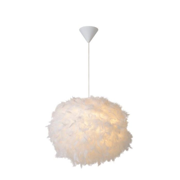 Biała lampa wisząca nowoczesna, Goosy
