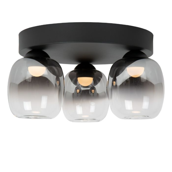 Szary plafon sufitowy nowoczesny, Tamino, 5,6W, 3000K LED