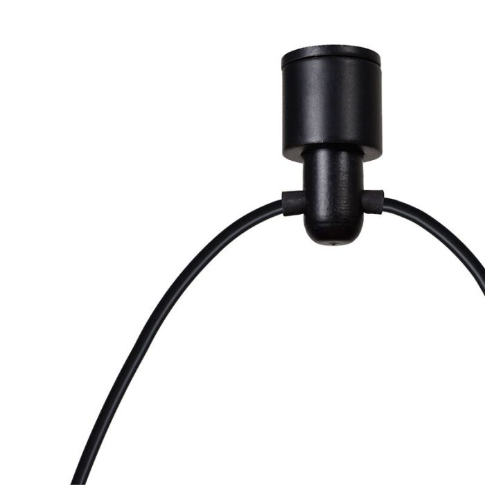 Czarna lampa wisząca nowoczesna, Lorenz, 4W, 3000K LED