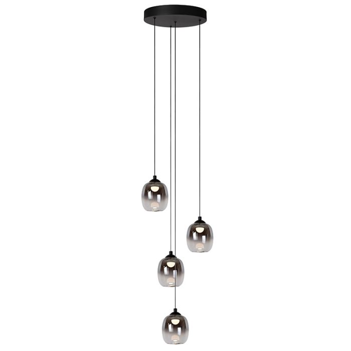 Szara lampa wisząca nowoczesna, Tamino, 5,2W, 3000K LED
