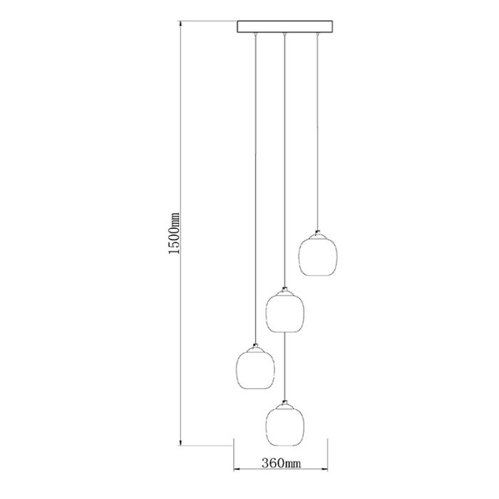 Szara lampa wisząca nowoczesna, Tamino, 5,2W, 3000K LED