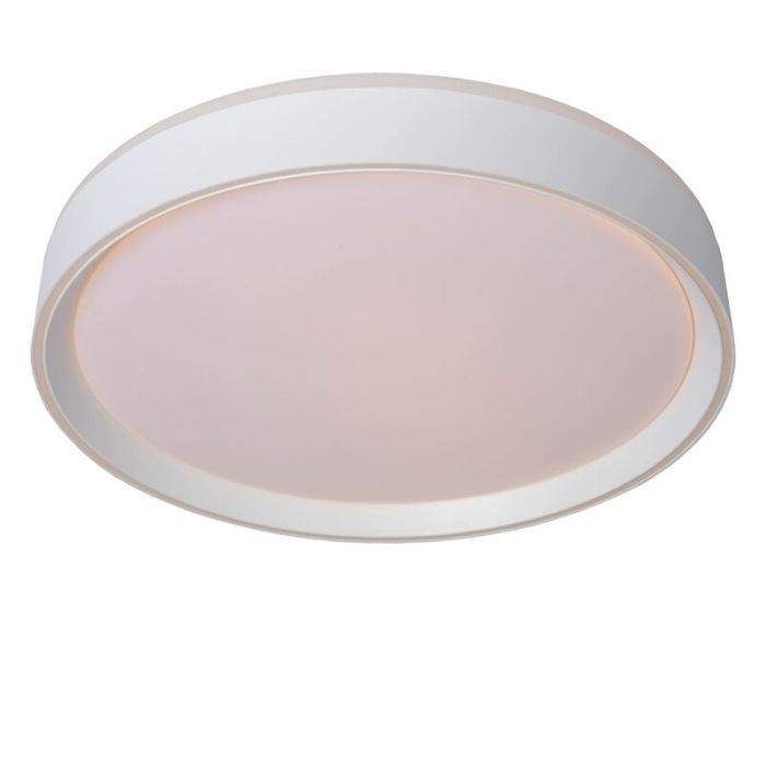 Biały plafon sufitowy nowoczesny, Nuria, 24W, 2700K LED