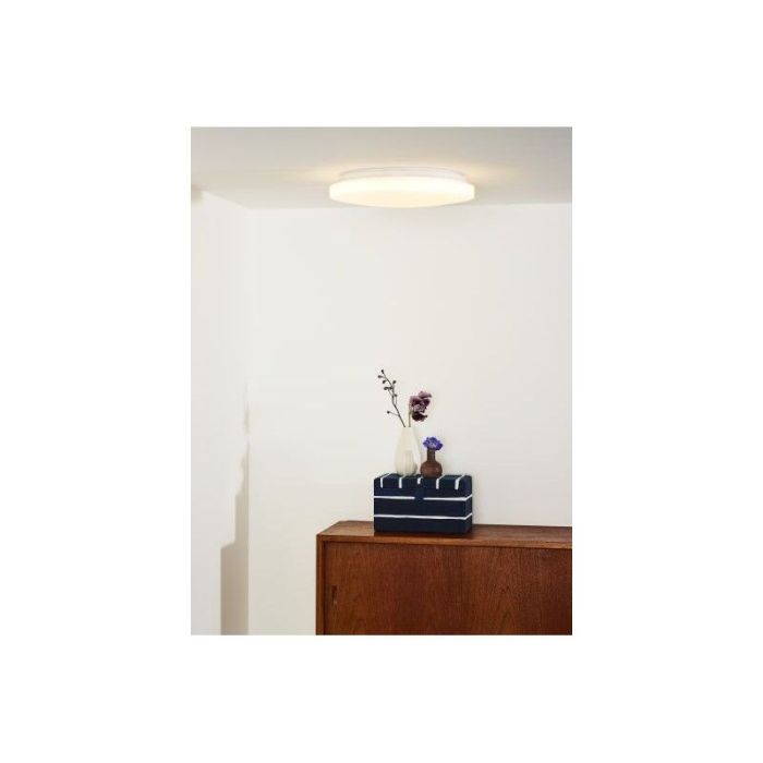 Biały plafon sufitowy nowoczesny, Otis, 26W, 3000K LED