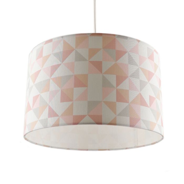 Nowoczesna lampa wisząca dla dzieci różowa, Diamonds