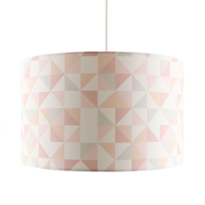 Nowoczesna lampa wisząca dla dzieci różowa, Diamonds