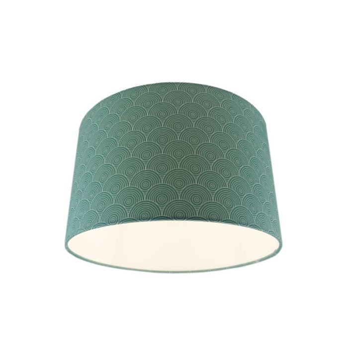 Nowoczesna lampa sufitowa dla dzieci zielona, Rounds