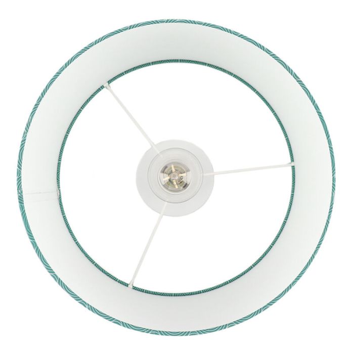 Nowoczesna lampa sufitowa dla dzieci zielona, Rounds