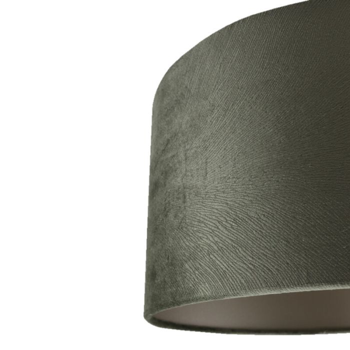 30 cm abażur welurowy zielony, Emilius