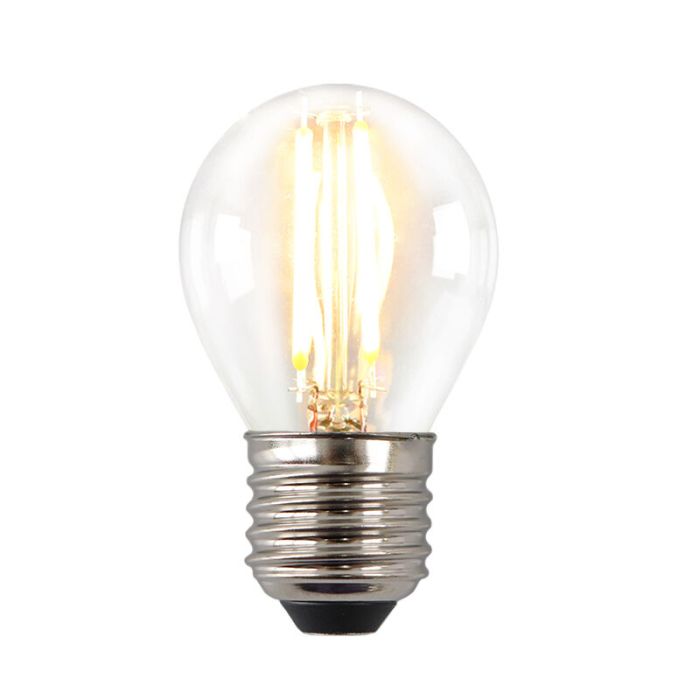 Lampa kulowa LED Melchis E27, 2700k, 4w, ściemniana