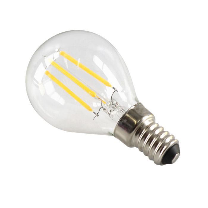 Ściemnialna lampa kulowa LED E14 Sorna, 3,5 W, ciepła biel