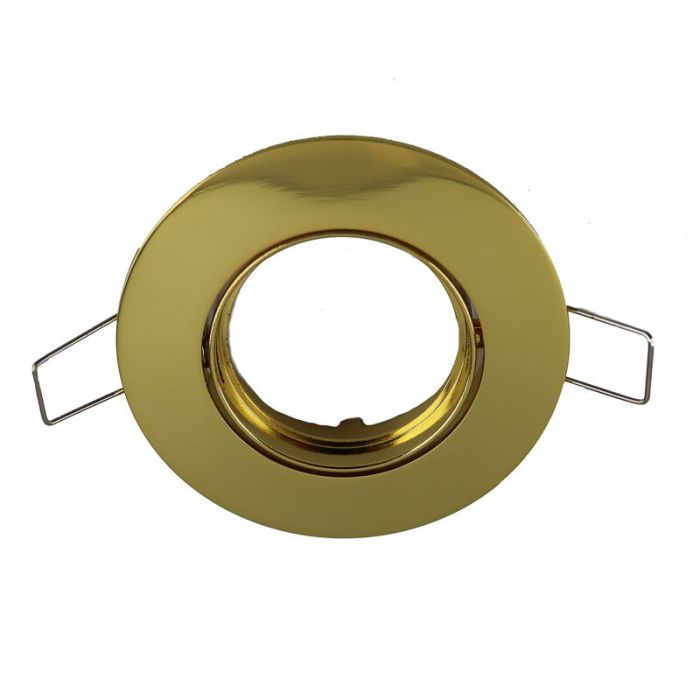 Aluminiowa nowoczesna mini oprawa podtynkowa złota, Lenx