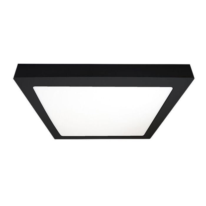 Aluminiowy plafon sufitowy czarny, Rolo, 18W, 4000K LED