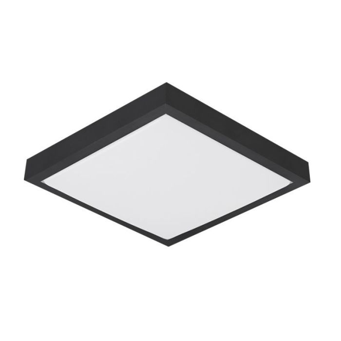 Aluminiowy plafon sufitowy czarny, Rolo, 24W, 4000K LED