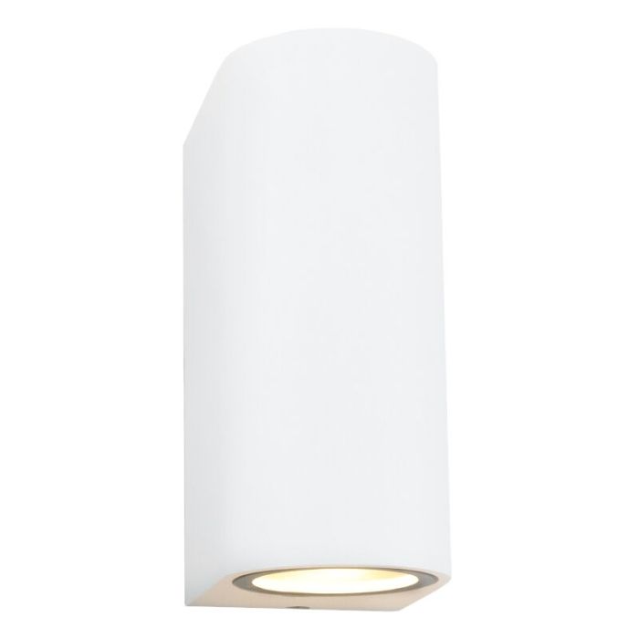 Aluminiowa lampa zewnętrzna biała, Corina, IP44