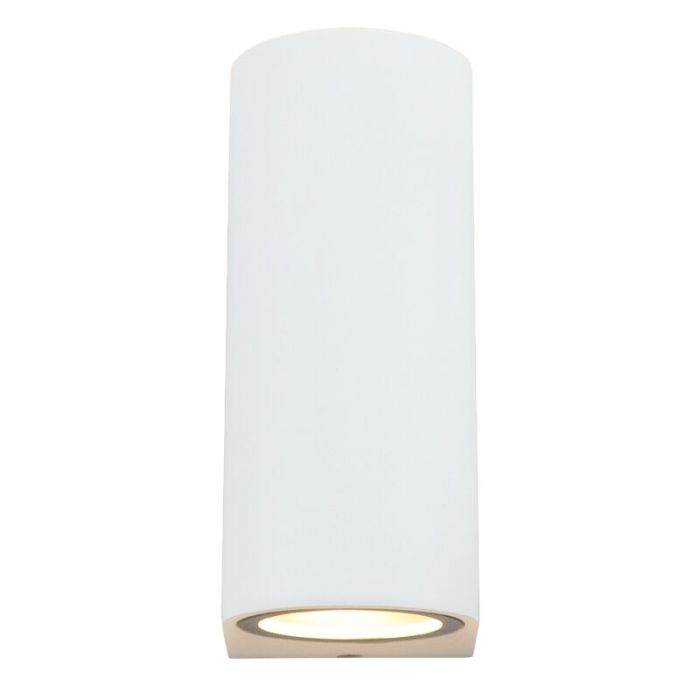 Aluminiowa lampa zewnętrzna biała, Corina, IP44