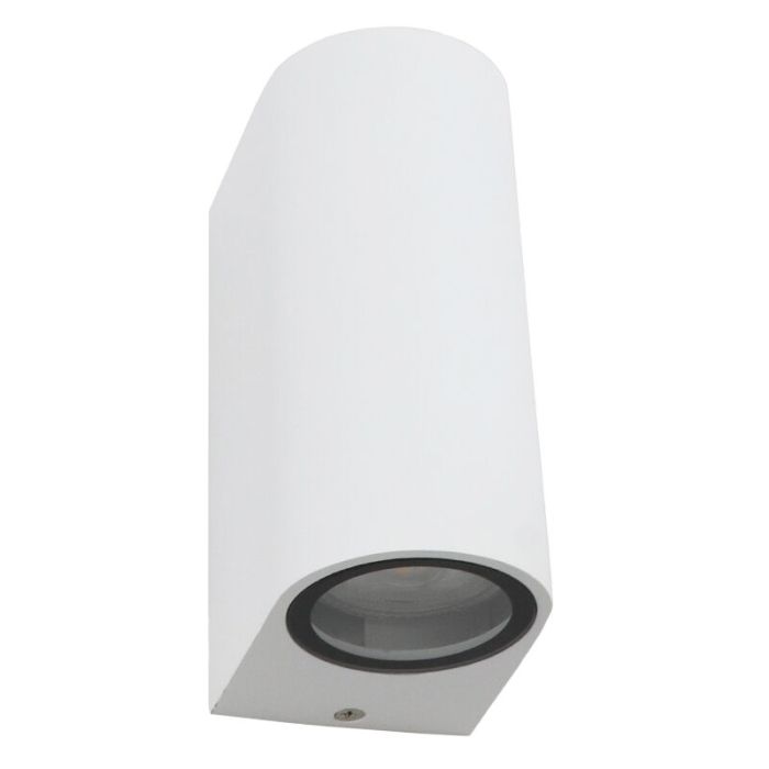 Aluminiowa lampa zewnętrzna biała, Corina, IP44