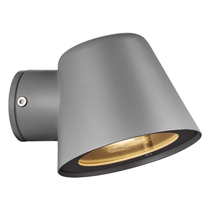 Szara lampa zewnetrzna nowoczesna, Aleria, IP44