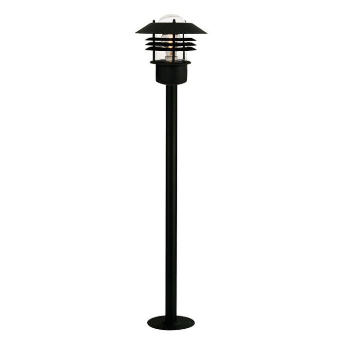 Czarna lampa zewnetrzna retro, Veje, IP54