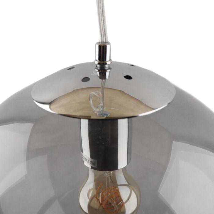 Design lampa wisząca chromowana, Dolf