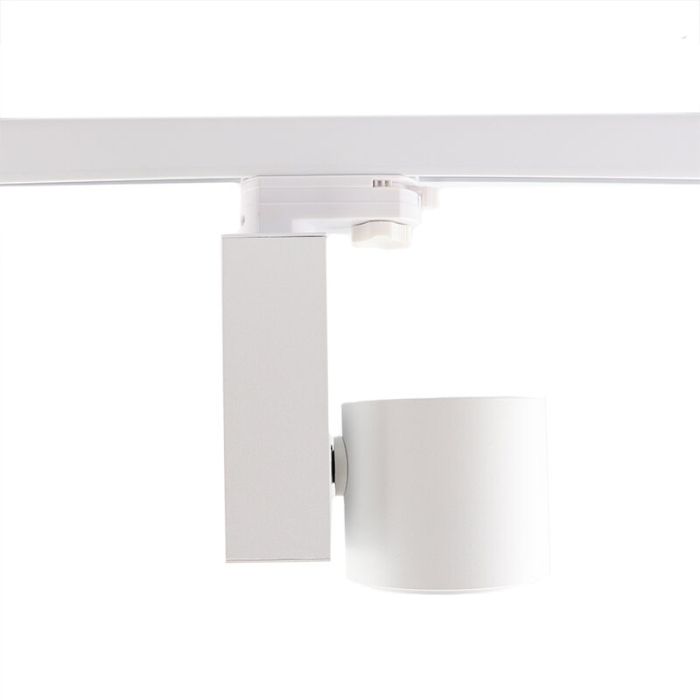 Biały Bisolux Master B Railspot, sterownik Philips, 4000k, 20w, 36 stopni