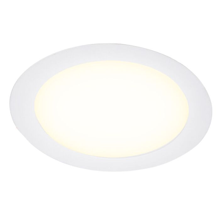 Biały downlight aluminiowy, Umbriel, 12W, 4000K LED, IP44
