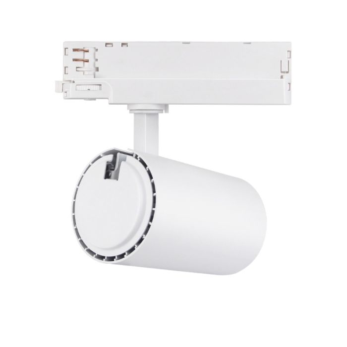 Biały reflektor do szynoprzewodu 3 fazowe, Rozina, 10W/20W/30W, white switch LED