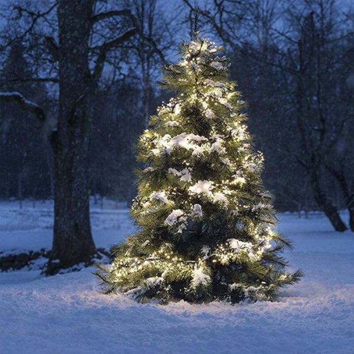 Oświetlenie klastrowe 5,8m, 768 diod LED o barwie ciepłej bieli, 8 pozycji!