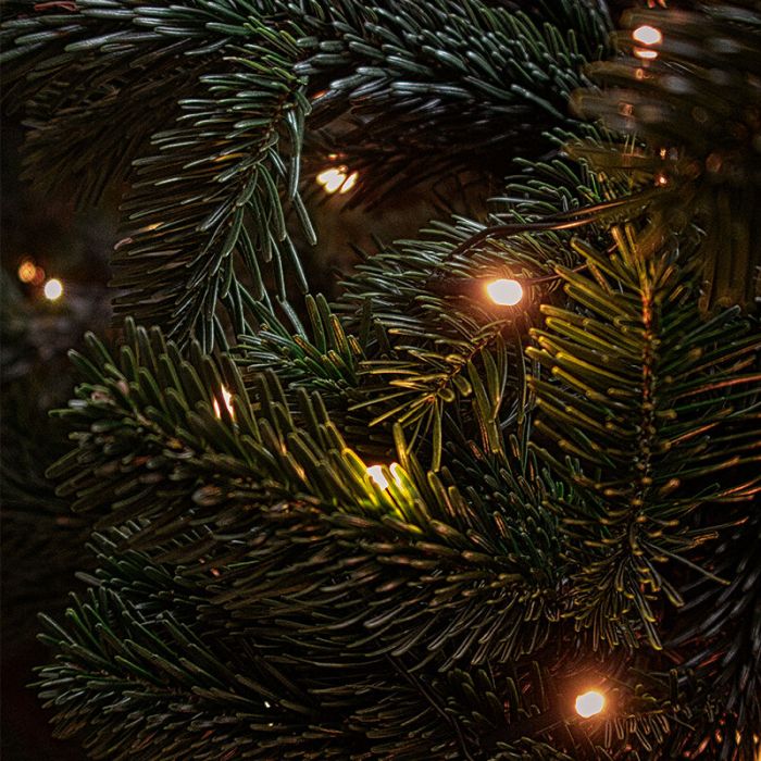 24m zewnętrzne lampki choinkowe LED, 240 ciepłych białych diod LED, z kontrolą APP