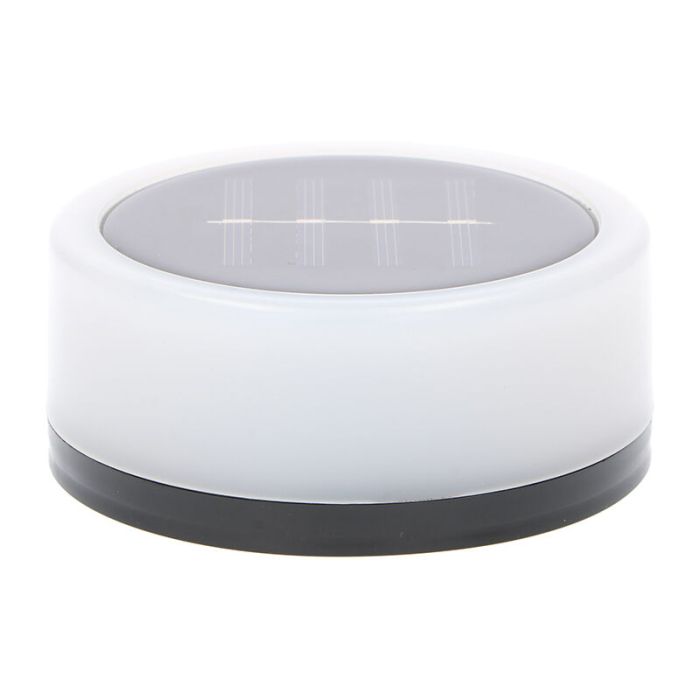 Plastikowa lampa dogruntowa biała, Nermin, 1W, 2700K LED, IP44