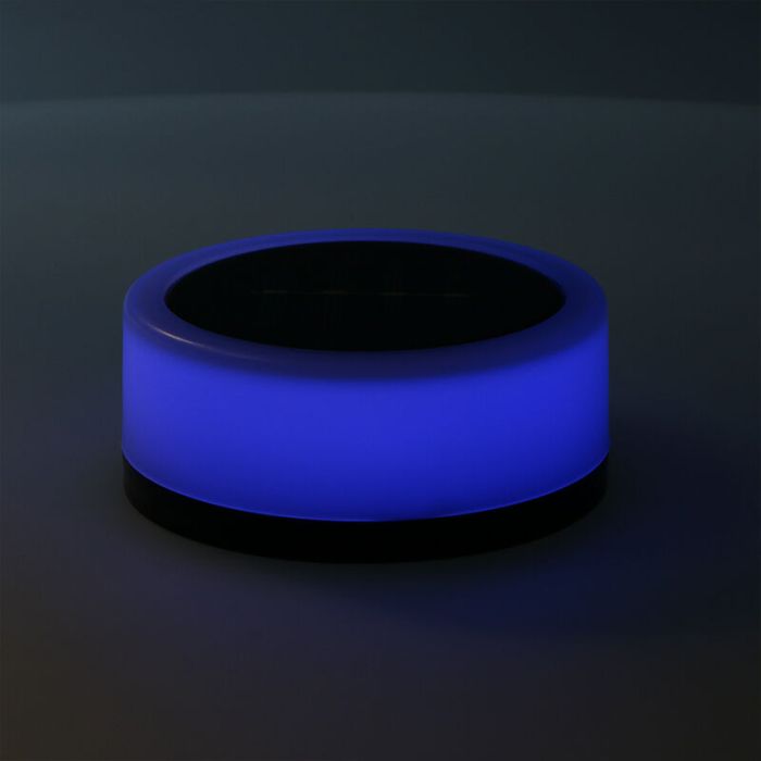 Plastikowa lampa dogruntowa biała, Nermin, 1W, 2700K LED, IP44
