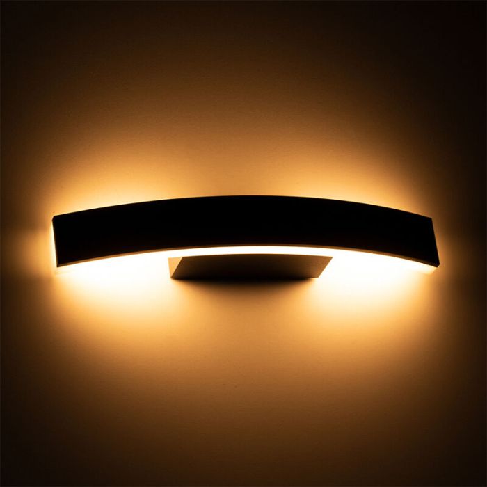 Aluminiowa nowoczesna lampa zewnętrzna antracytowa, Nayomi, 7,5W, 3000K LED, IP54