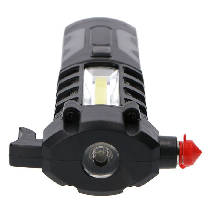 Plastikowa lampa ręczna czarna, Charley, 3W, 6500K LED