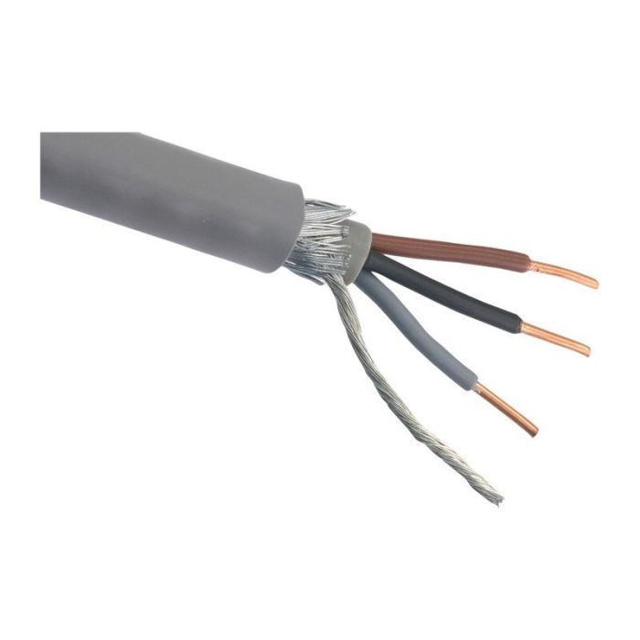 10 metrów Kabel uziemiający XMVK-AS 3 x 2,5 mm, szary