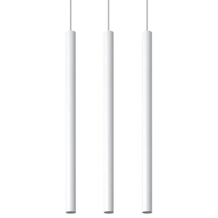 Aluminiowa lampa wisząca biała, Hillary