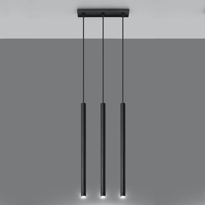 Aluminiowa lampa wisząca czarna, Hillary