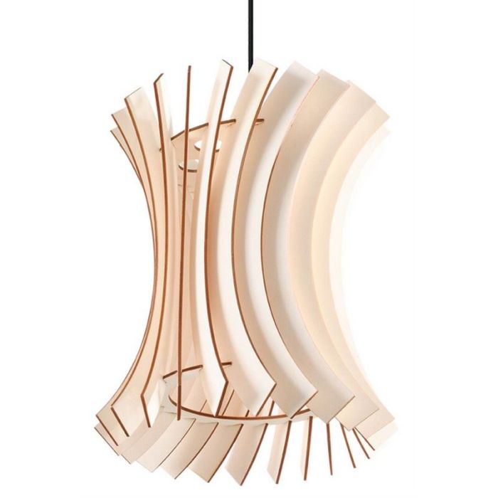 Drewniana lampa wisząca brązowa, Goran