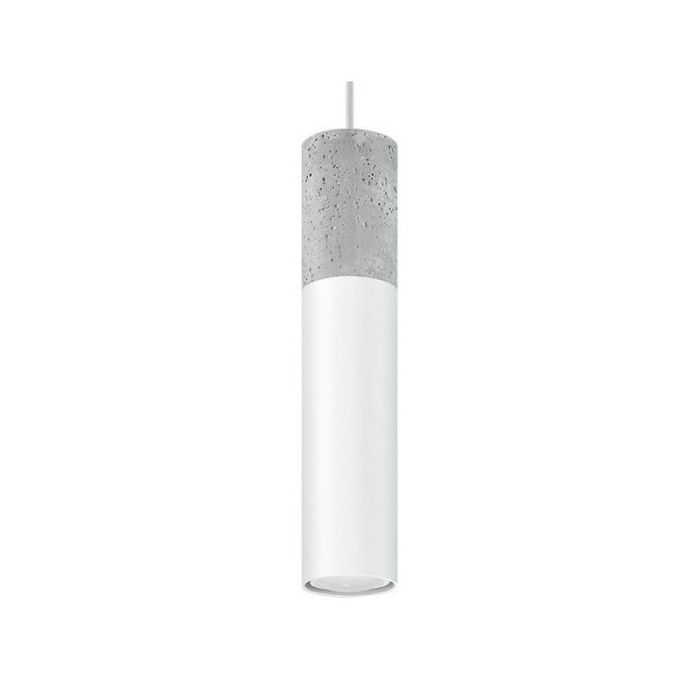 Betonowa lampa wisząca szara, Fardou