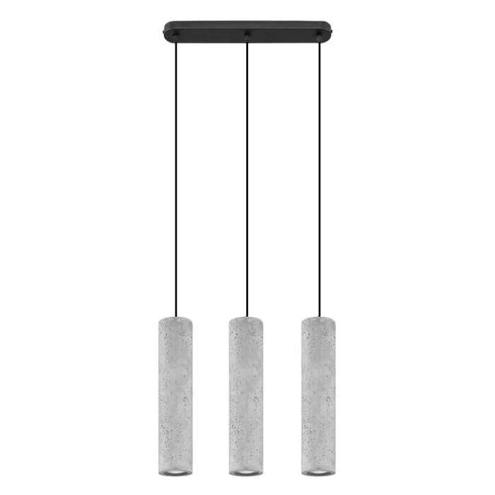 Betonowa lampa wisząca szara, Feyza