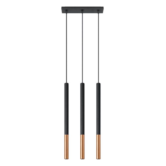Aluminiowa lampa wisząca miedziana, Ilonca